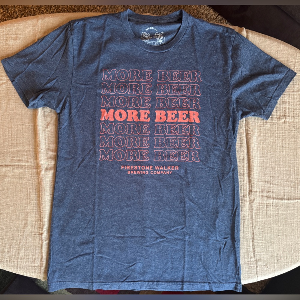 Firestone Walker Brewing Company More Beer Graphic T-Shirt